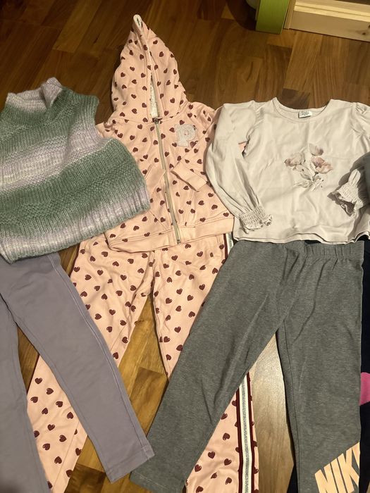 Zestaw oryginalnych ubrań Zara Calvin Klein Nike hust&claire i inne