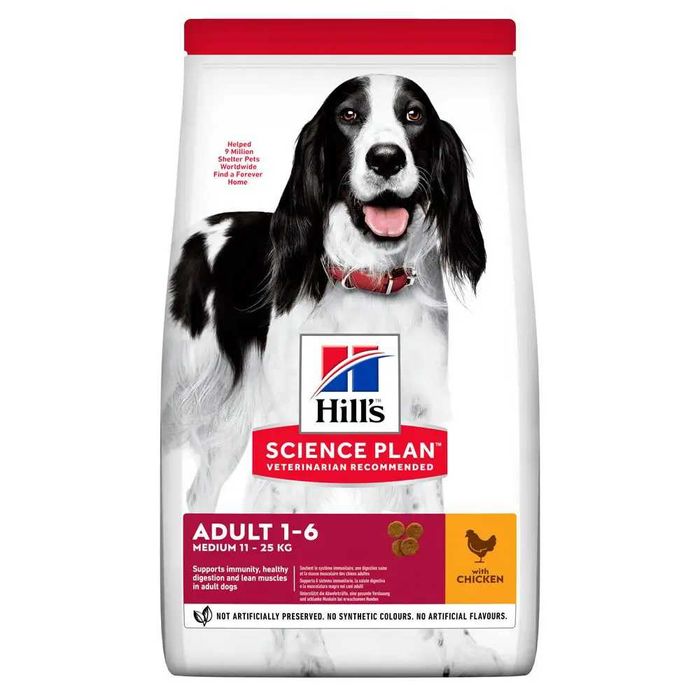 Сухий корм Hill’s Science Plan Adult Medium Breed з куркою 14 кг