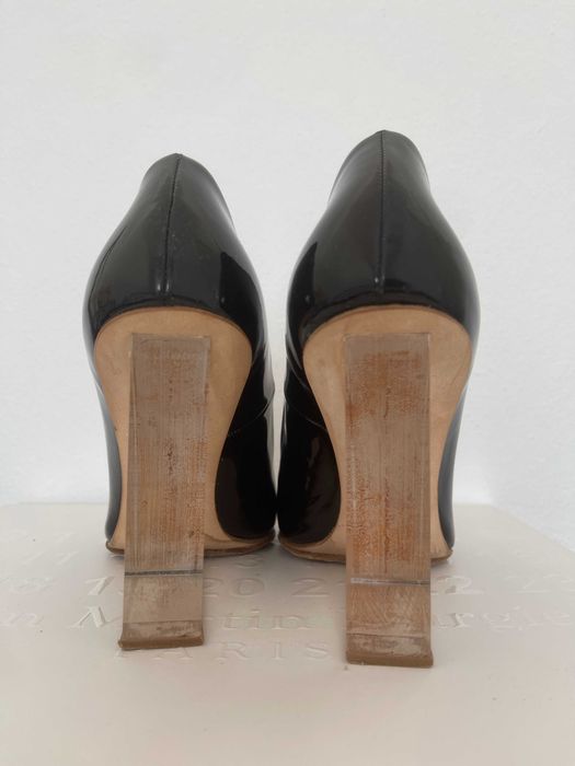 Maison Margiela x H&M Sapatos de salto alto transparentes preto EU 38