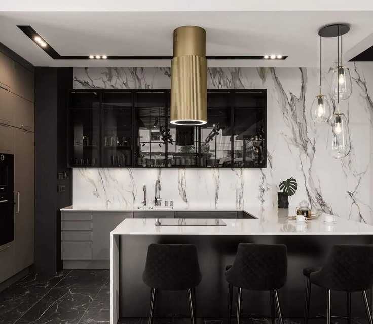 CHRISTMAS SALE! Okap Ciarko Monogram Złoty, Wyspowy, nowy, fv23%