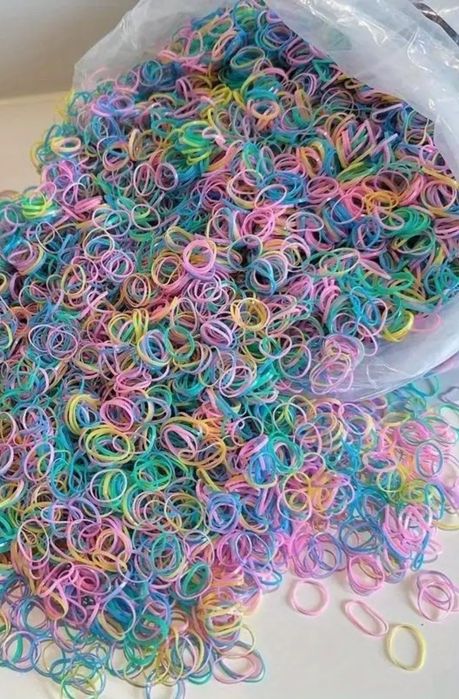 Męskie damskie mini  gumki do włosów (200+200gratis)