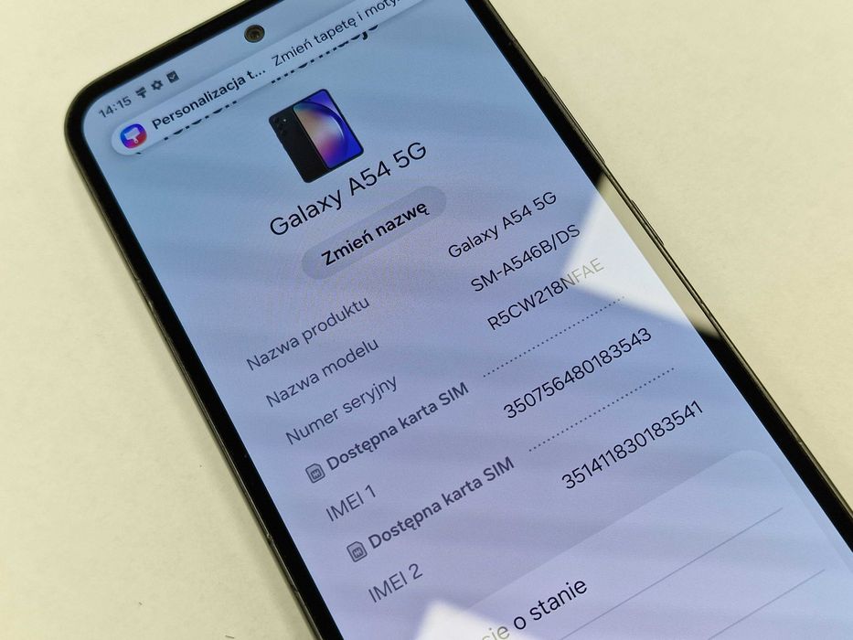 Samsung Galaxy A54 5G Dual SIM/ 6GB/ 128GB/ Awesome Graphite/ Grade B