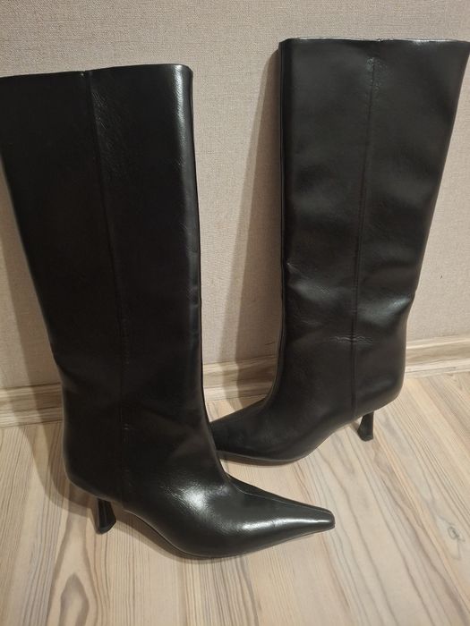 Сапоги чоботи кіттен хіллс H&M