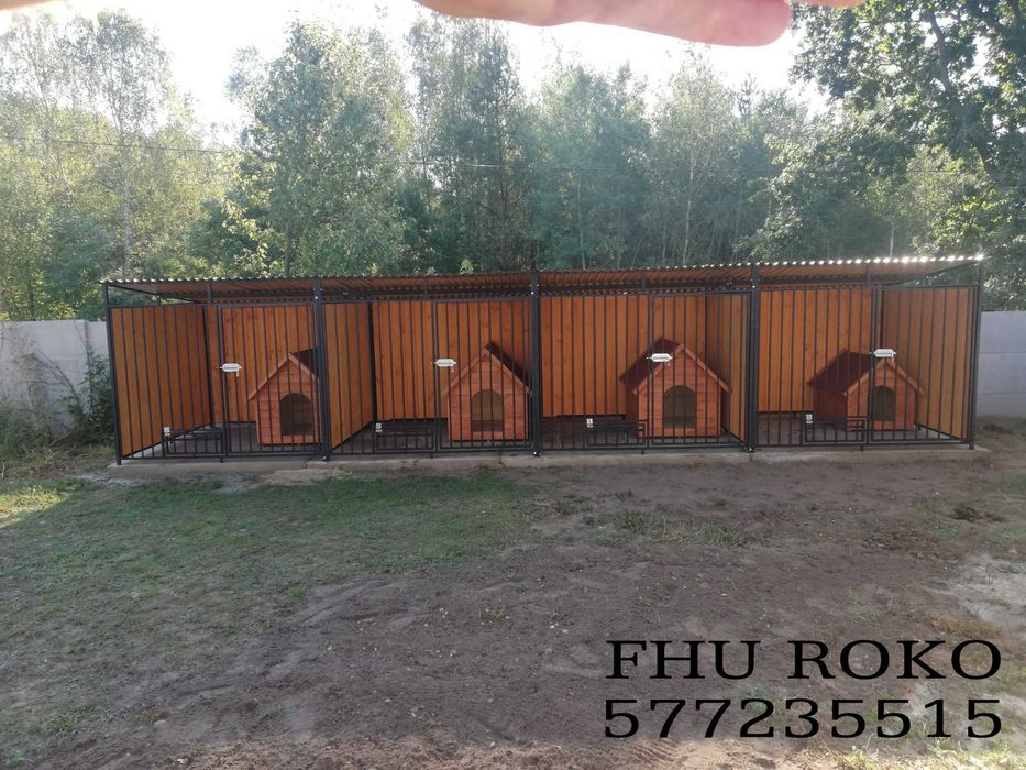 Kojec szeregowy 8x2,dla psów klatka dla psa,boks dla zwierząt