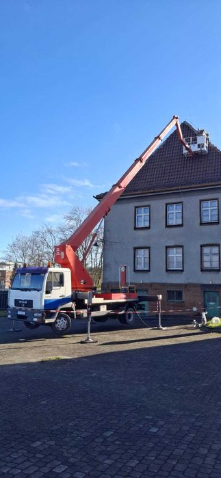 zwyżka z operatorem 25m/27m – Gliwice, cały Śląsk – prace wysokościowe
