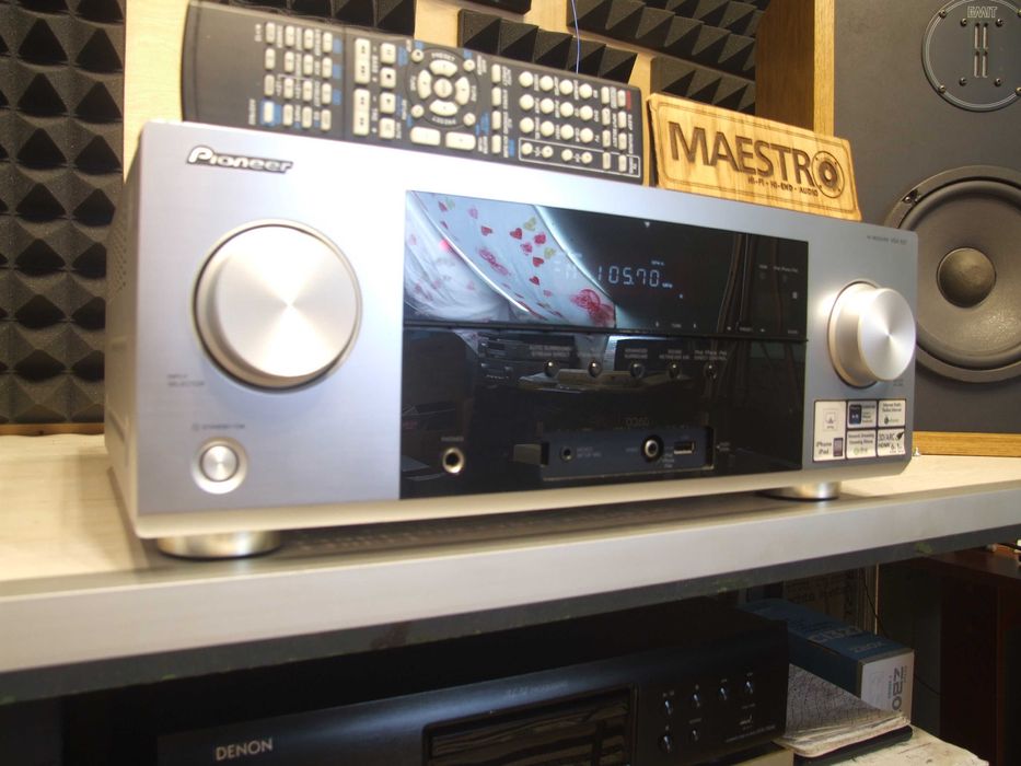 Ресівер Pioneer VSX-527Wite. 5х130. 6-16 Ом. HDMI ARC. Пульт.USB Налож