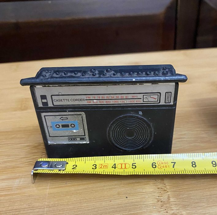 Mini zabawka radiomagnetofon PRL