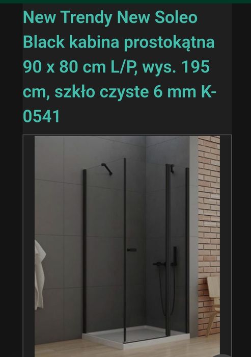 Kabina Prysznicowa New Trendy