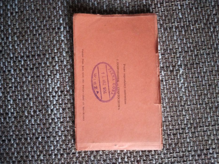 "Jasna Góra  pocztówki 1956"