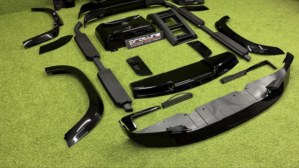 land Rover Defender L663 подножки чемодан спойлер губа люстра