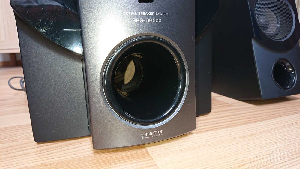 sony srs db500 głośniki PC 2.1 subwoofer logitech soundbar jbl boombox
