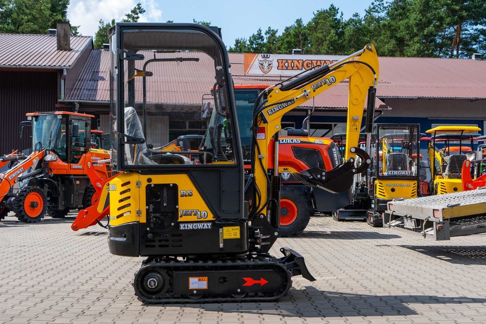 Minikoparka KINGWAY JEFF 10 KRS silnik KOOP wyprzedaż rocznika 2025