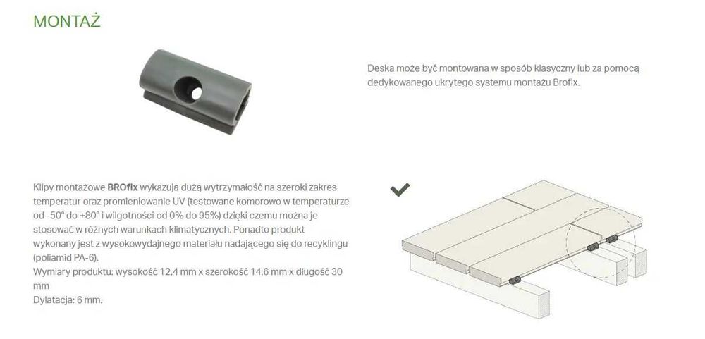 Thermo Sosna deska tarasowa ryflowana + TRANSPORT