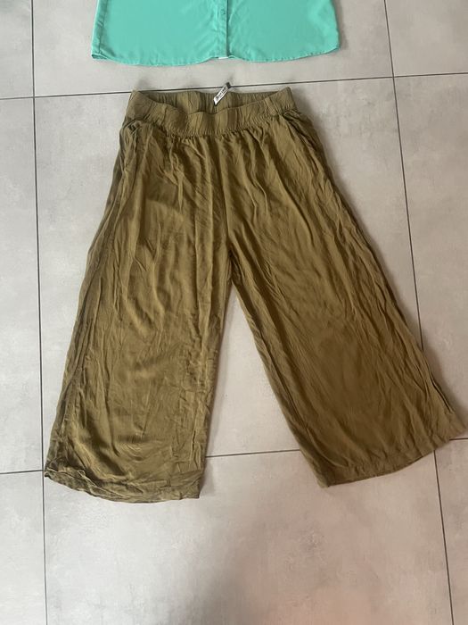 Elegancki komplet bluzka Esprit + spodnie roz. XL