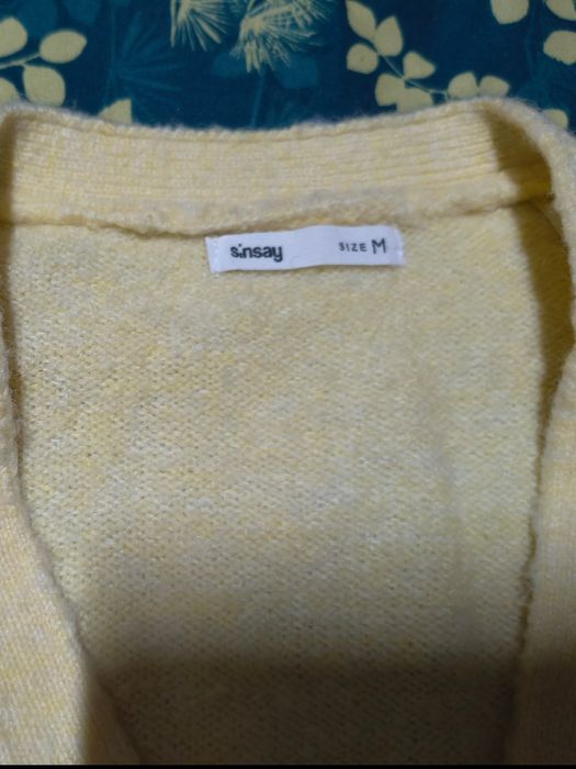 Sweter cytrynowy Sinsay roz. M