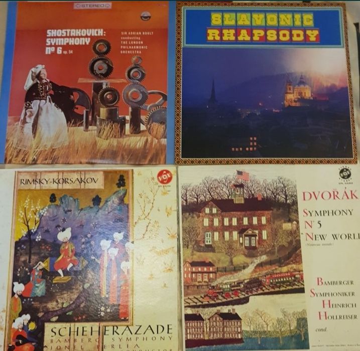Discos vinil - Strauss, Stravinsky, Exercito Vermelho, entre outros
