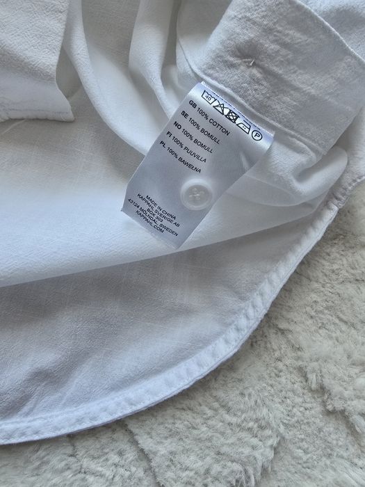 Koszula z zapięciem po bokach KappAhl XS oversize | JAK NOWA