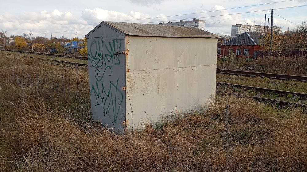 Будка металева під гараж мото, вело транспорту