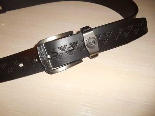 Emporio Armani pasek firmowy, skóra naturalna, Włochy 221