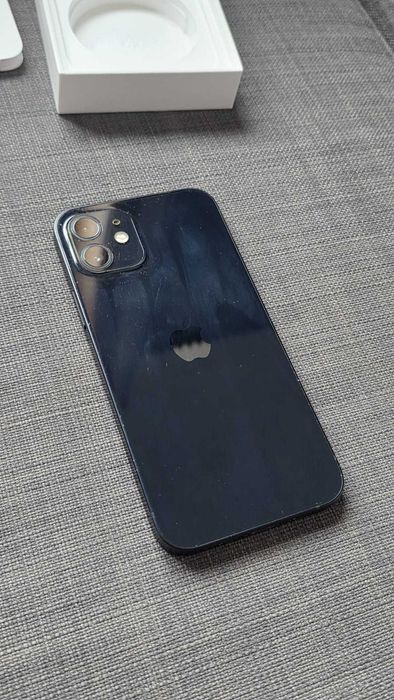 iPhone 12 64GB Preto | Caixa + Acessórios | Bateria Nova + Capa