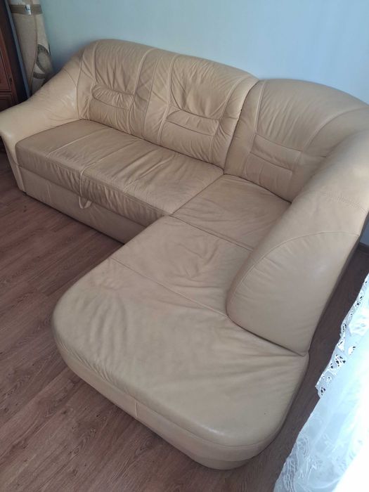 kanapa narożnik skórzany