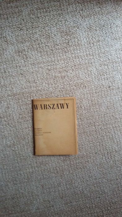 Mapa Sieć Komunikacyjna m.st. Warszawy, 1953r