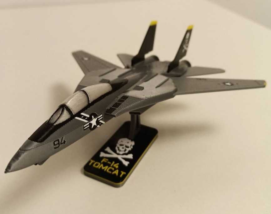 Модель літака F-14 Tomcat, конструктор, 3d друк