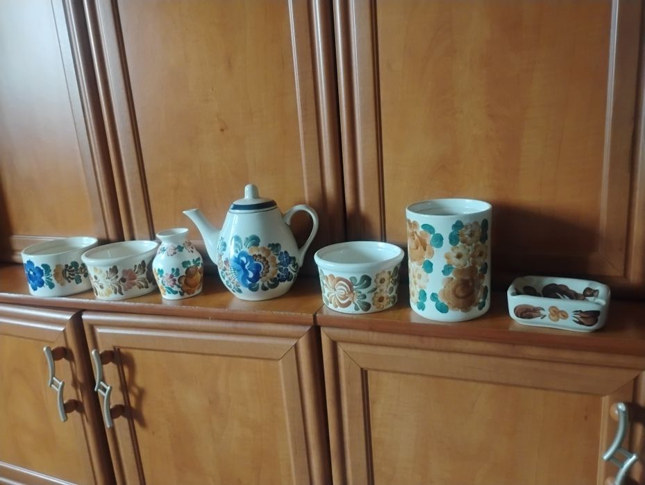 Zestaw porcelany fajans Włocławek