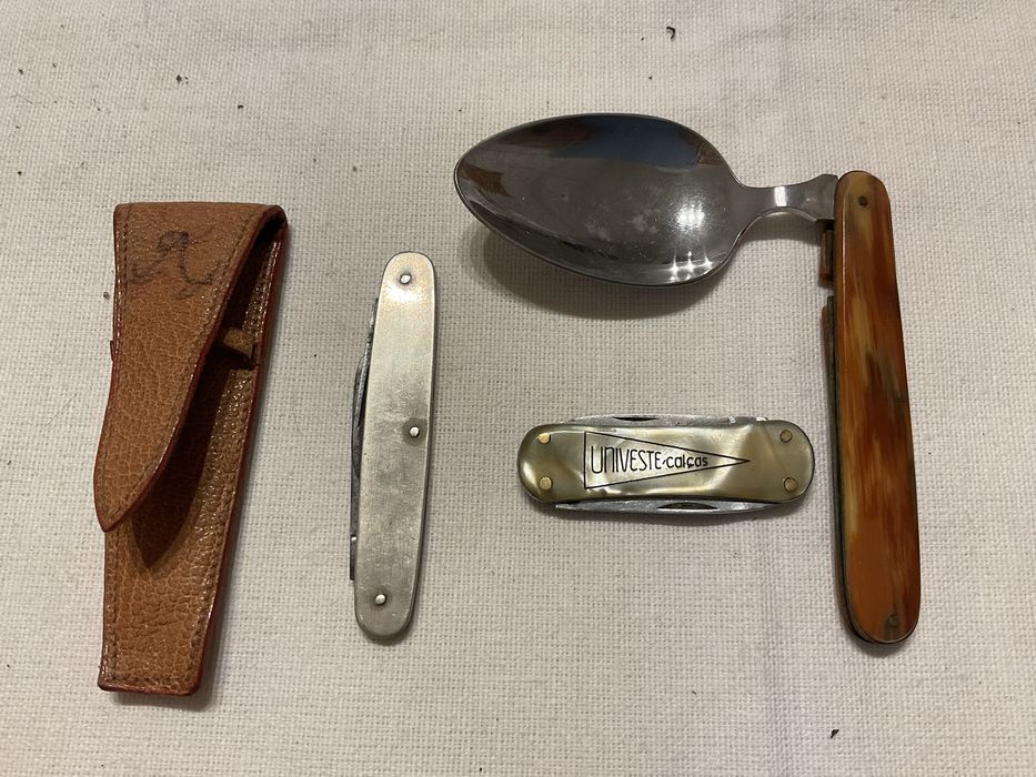 Canivetes e canivete colher antigos