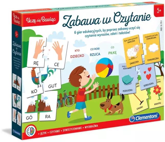 Zabawa w czytanie. Clementoni. Nowy Produkt