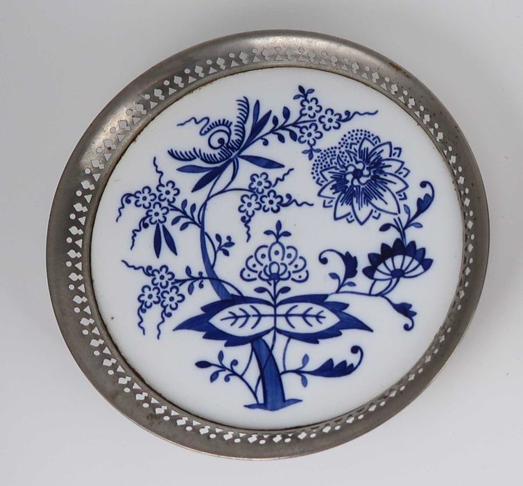 Par de bandejas Majólicas muito antigas . 18 cm, CADA