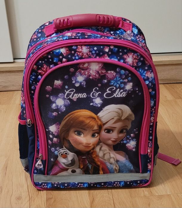 Plecak oryginalny Disney kraina lodu Anna I Elsa + GRATIS Worek i plec