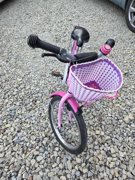 Rower Puky 18" rozowy dla dziewczynki, seria Prinzessin Lillifee.