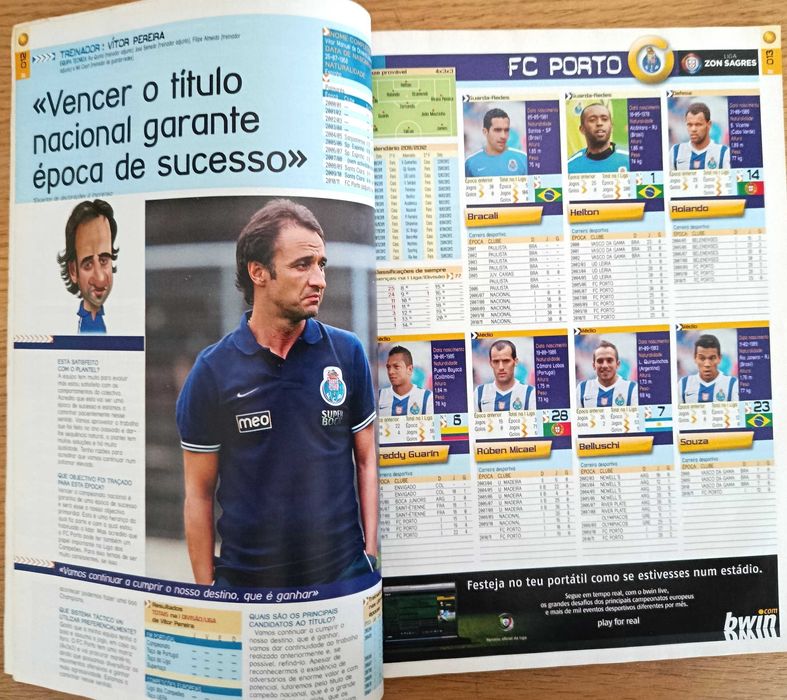 Cadernos de A Bola - época de 2011-12