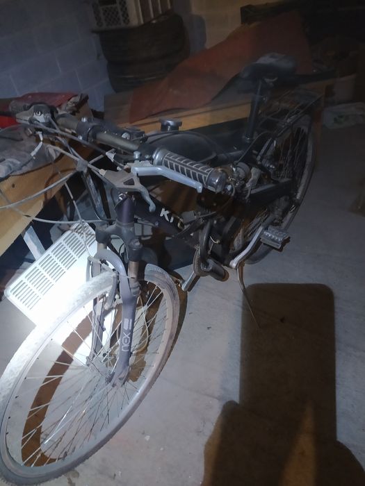 Rower spalinowy Kross 2t z silnikiem