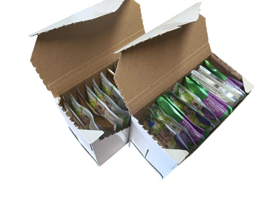 60 saszetek dla kota w mixie marek i smaków.