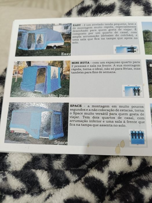 Vendo atrelado tenda .