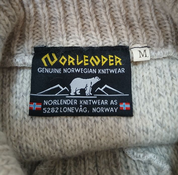 Светр з вовни теплий norlender норвегія