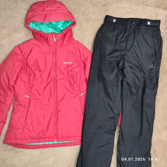 Patagonia&Adidas, бу спорт. комплект куртка+штани, зима, оригінал, р.L