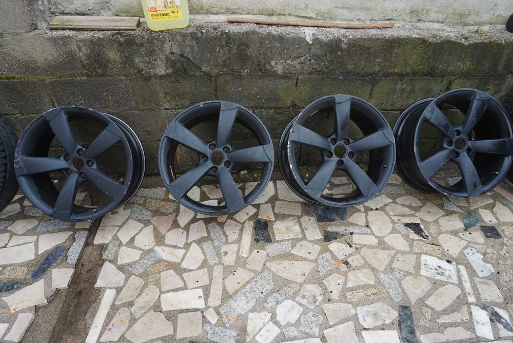 Jantes ORIGINAIS Audi Rotor 19" 5 x 112 com NOVE pneus
