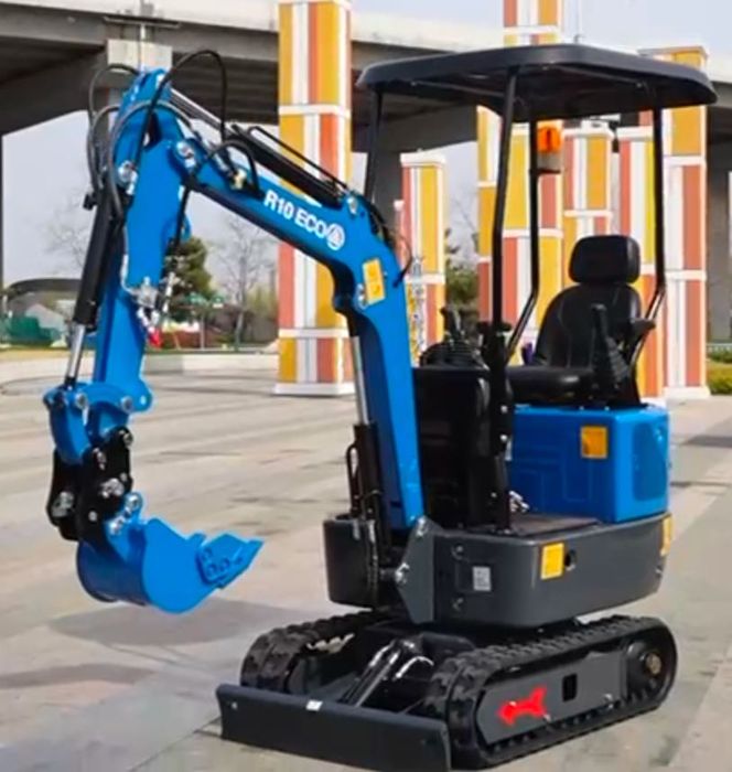 Mini escavadora minigiratória R10 1T