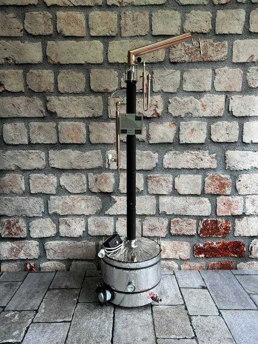 Destylator MIEDZIANY Aabratek fi54 / 2 funkcyjny (owoce i zboża + 96%)