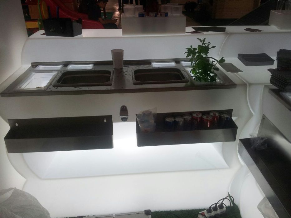 Balcão led rgb com comando