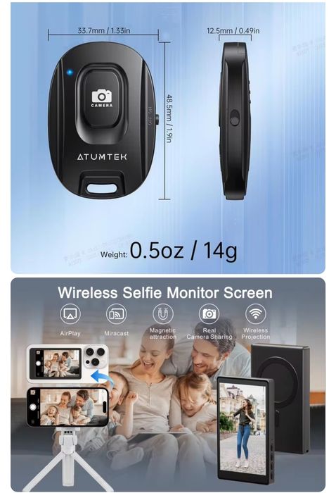 Wireless Selfie screen