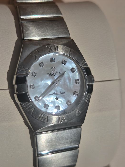 Omega Constellation 24mm z 12 diamentami Full Set - jak NOWA
