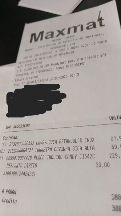 Placa indução Candy 7000w Nova!