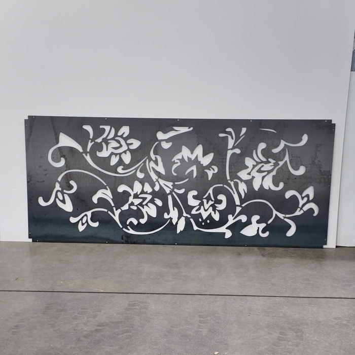 Metalowy panel ogrodzeniowy wycinany laserowo na wymiar nowoczesne