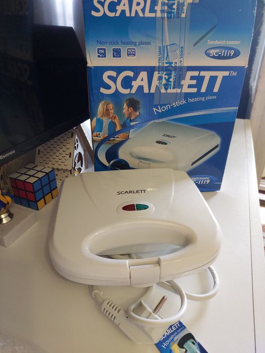 Сендвічниця тостер Scarlett SC-1119 Нова!