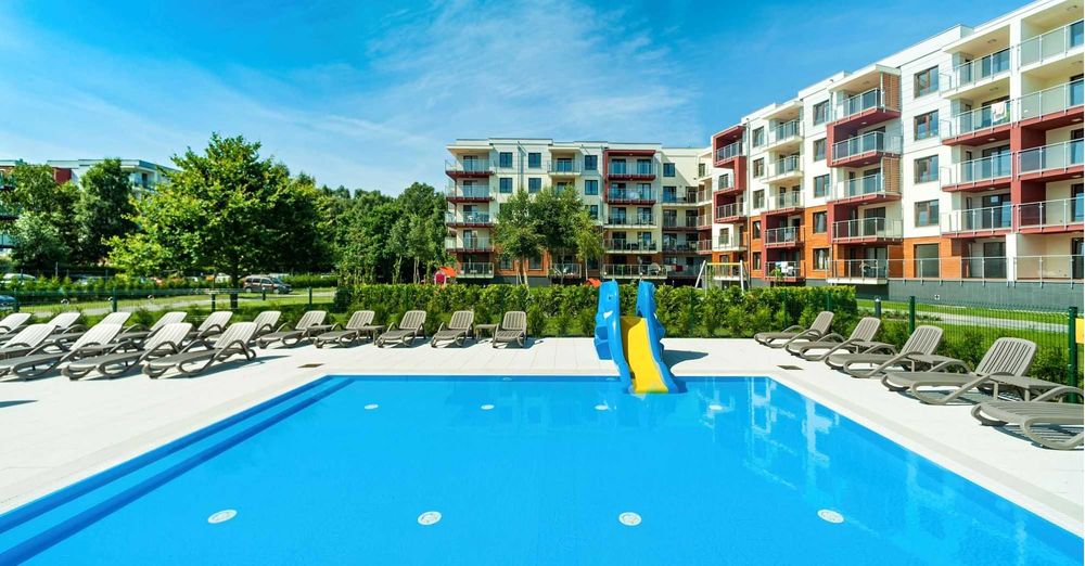 Apartament w Kołobrzegu - Baseny Sauna Siłownia Jacuzzi Parking