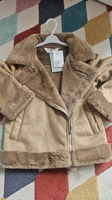 Kurtka ocieplana h&m 122/128 NOWA